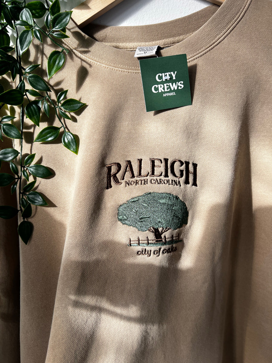 Raleigh, North Carolina embroidered crew City Crews Apparel