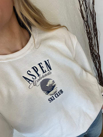 Aspen Colorado Embroidered Sweatshirt