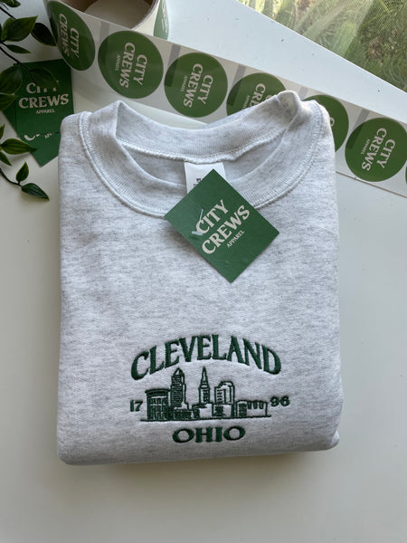 CLEVELAND OHIO Embroidered Sweatshirt