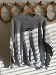 Keep On Smiling Embroidered Sweatshirt