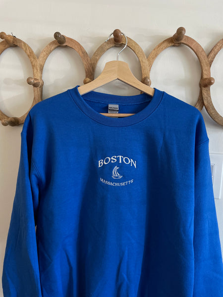 Boston Embroidered Sweatshirt