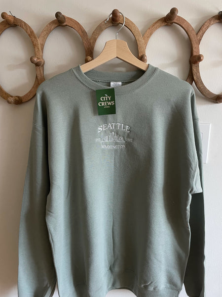 Seattle Embroidered Sweatshirt