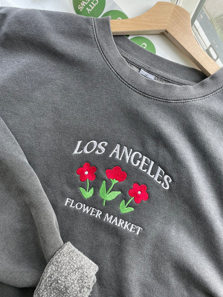 Los Angeles EMBROIDERED CREW