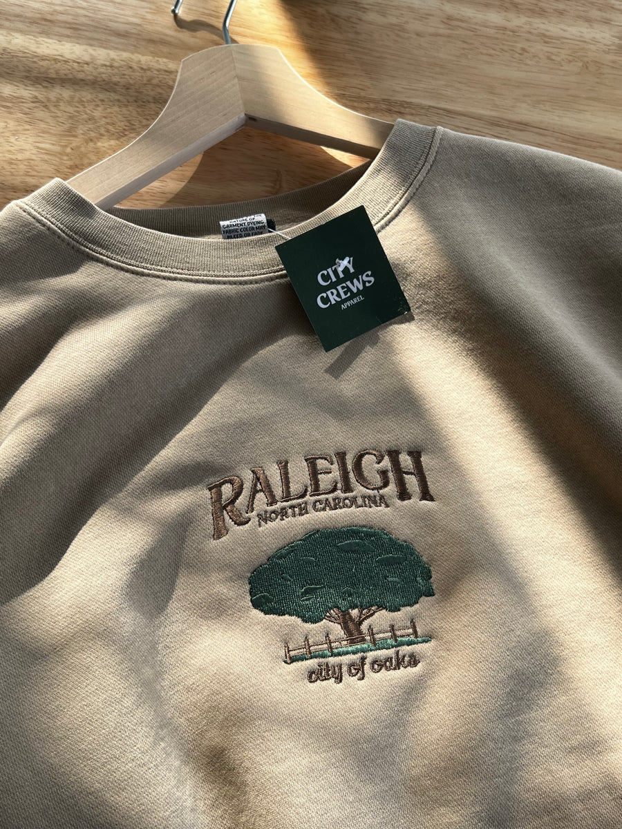 Raleigh, North Carolina embroidered crew City Crews Apparel